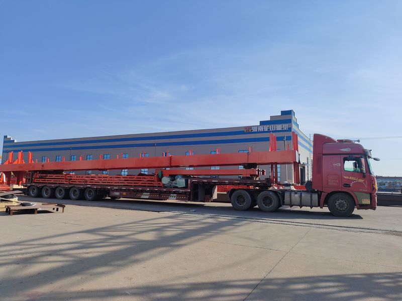 電動(dòng)葫蘆門式起重機(jī)  2臺(tái) MHxh10t—24m 制作完成，發(fā)往湖北交付客戶使用